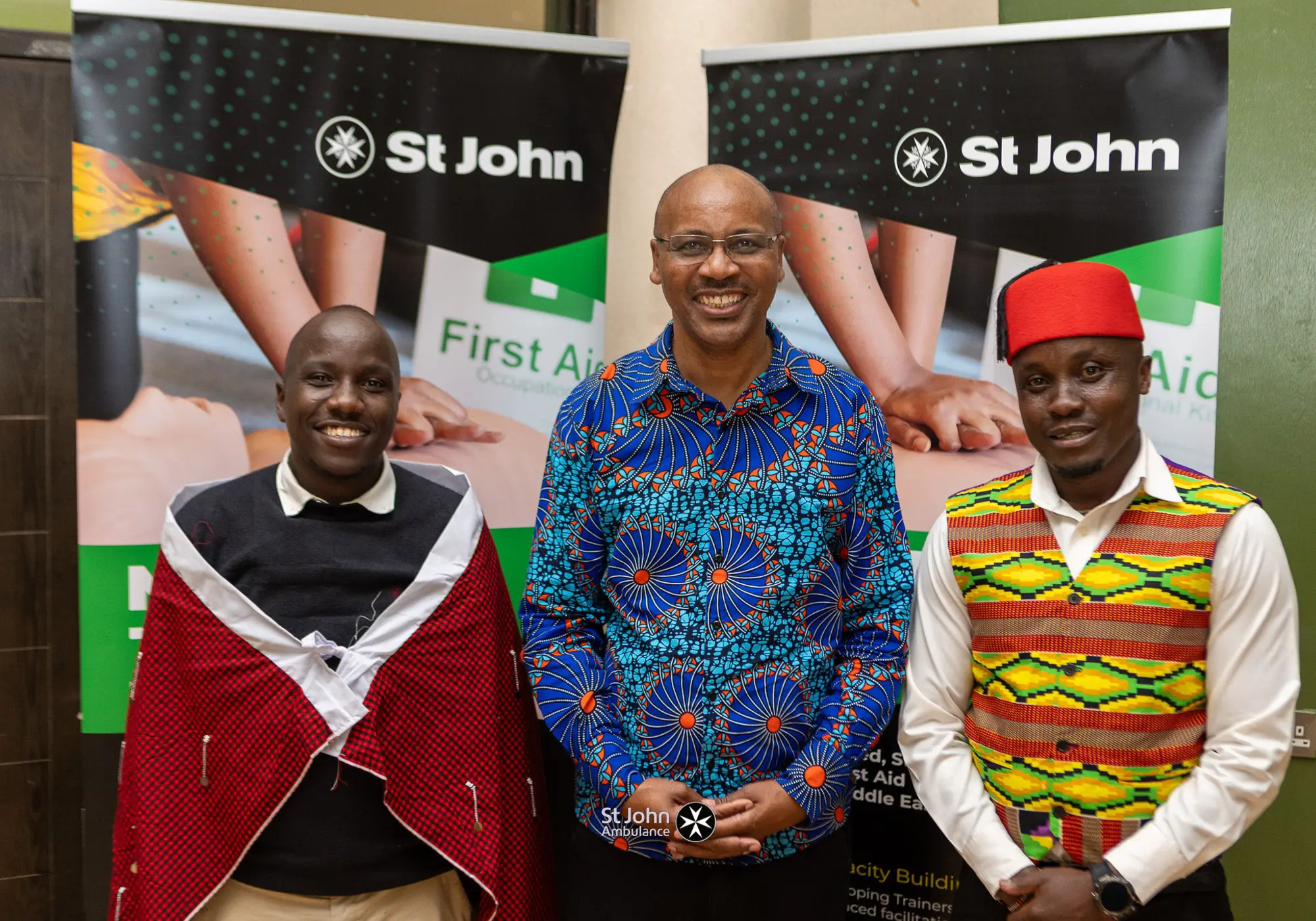 St John Ambulance Kenya team supporting a community programme
