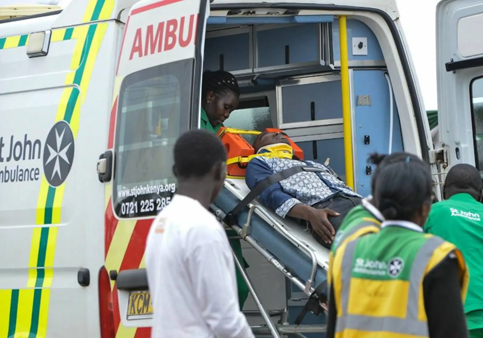 St John Ambulance Kenya emergency medical services team